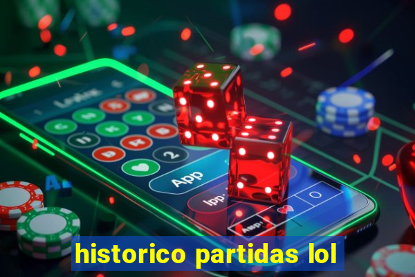 historico partidas lol